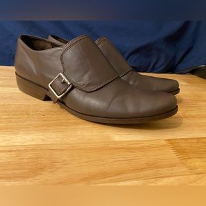 J.Jill Women's Brown Monk Strap Loafer, 8.5